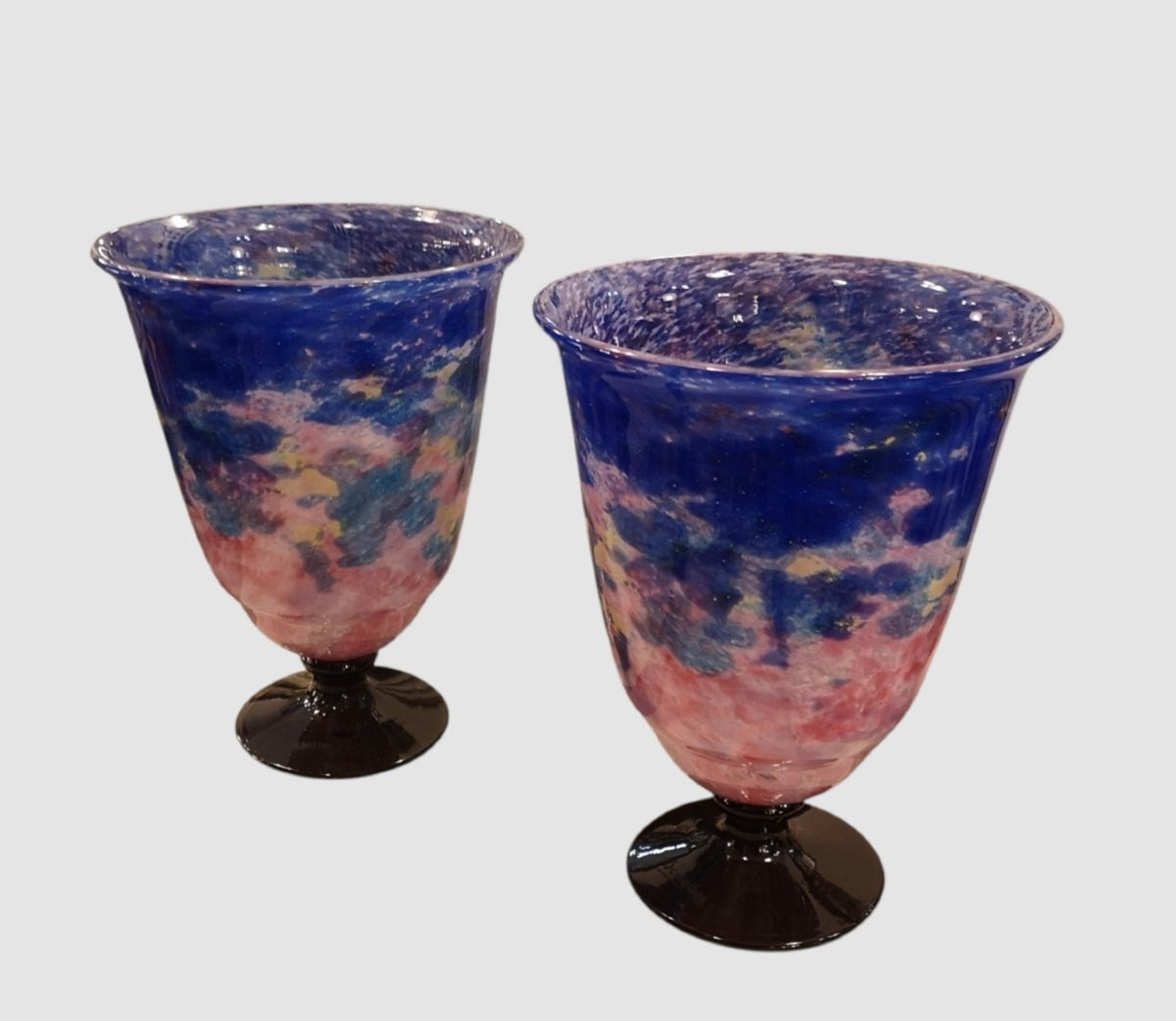 Schneider, Le Verre Français, vase dans la série des "Jades" -photo-1