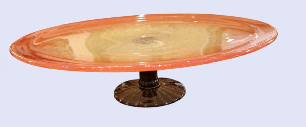 Schneider, coupe plate à pied noir-photo-4