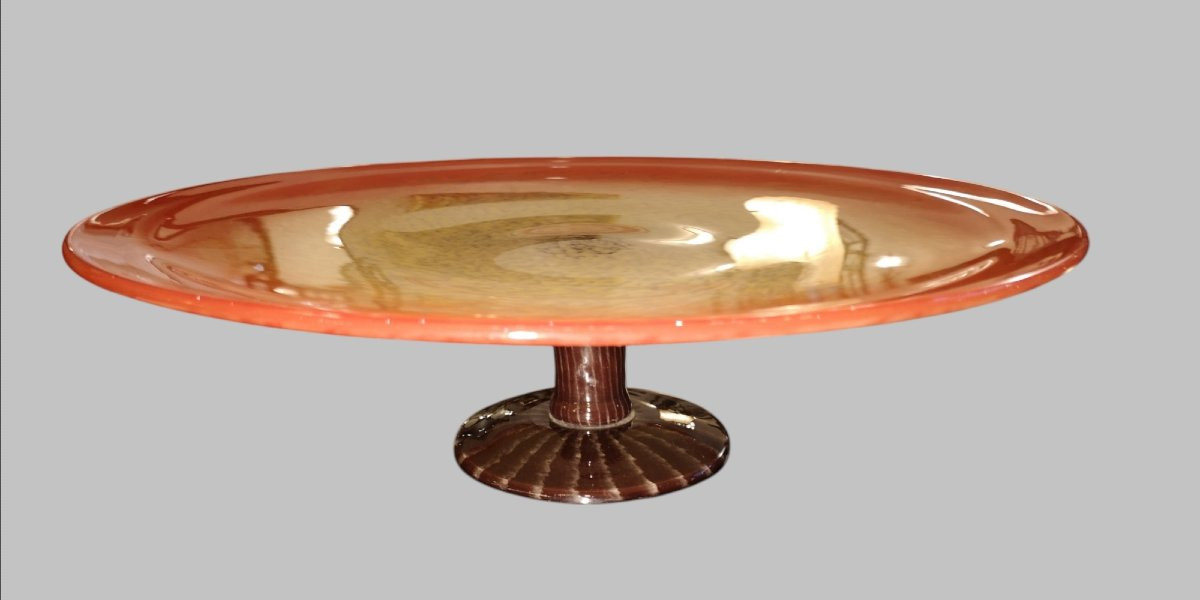 Schneider, coupe plate à pied noir-photo-3