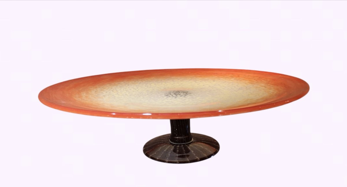 Schneider, coupe plate à pied noir-photo-4