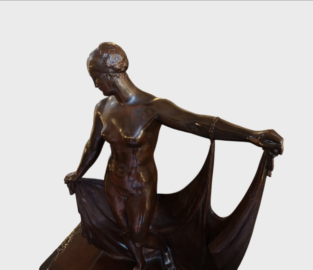 Raymond Léon Rivoire, sculpture en bronze, Art déco 1925-photo-5