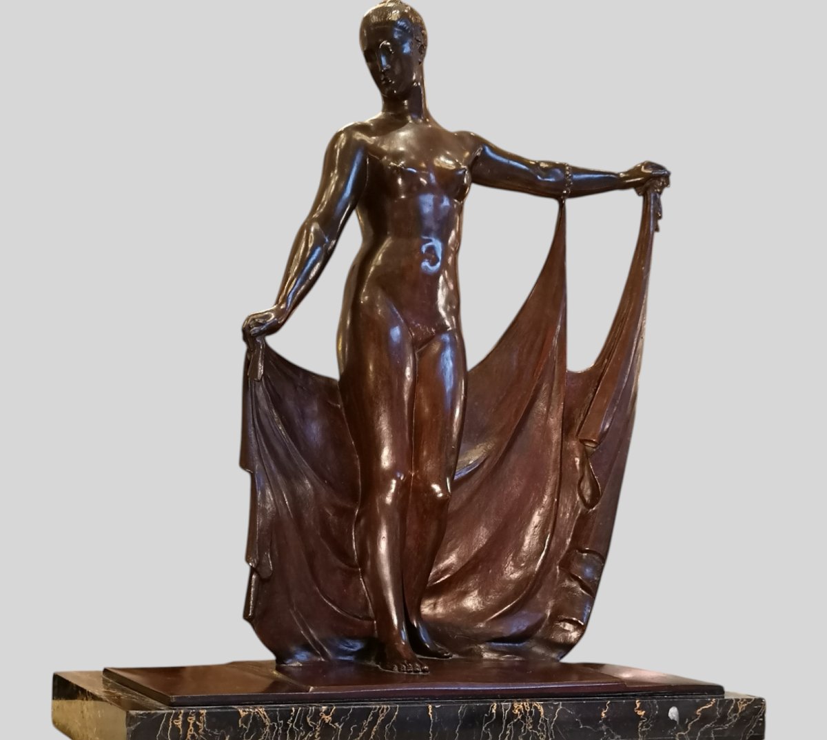 Raymond Léon Rivoire, sculpture en bronze, Art déco 1925-photo-8