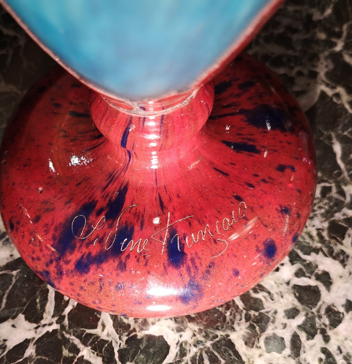 Schneider, Le Verre Français, "butterflies" Vase, 1923/26 -photo-1