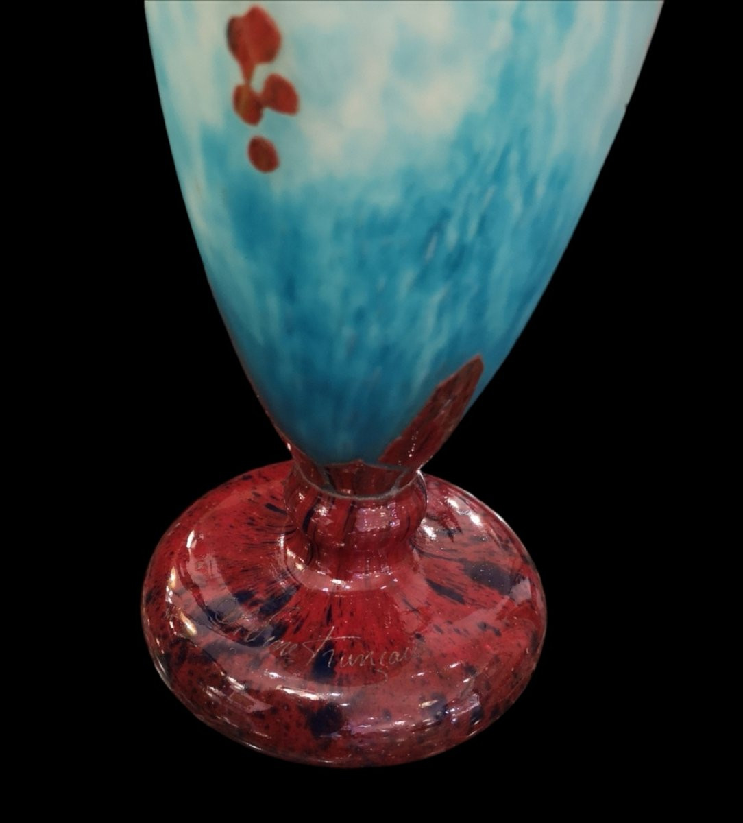Schneider, Le Verre Français, "butterflies" Vase, 1923/26 -photo-4