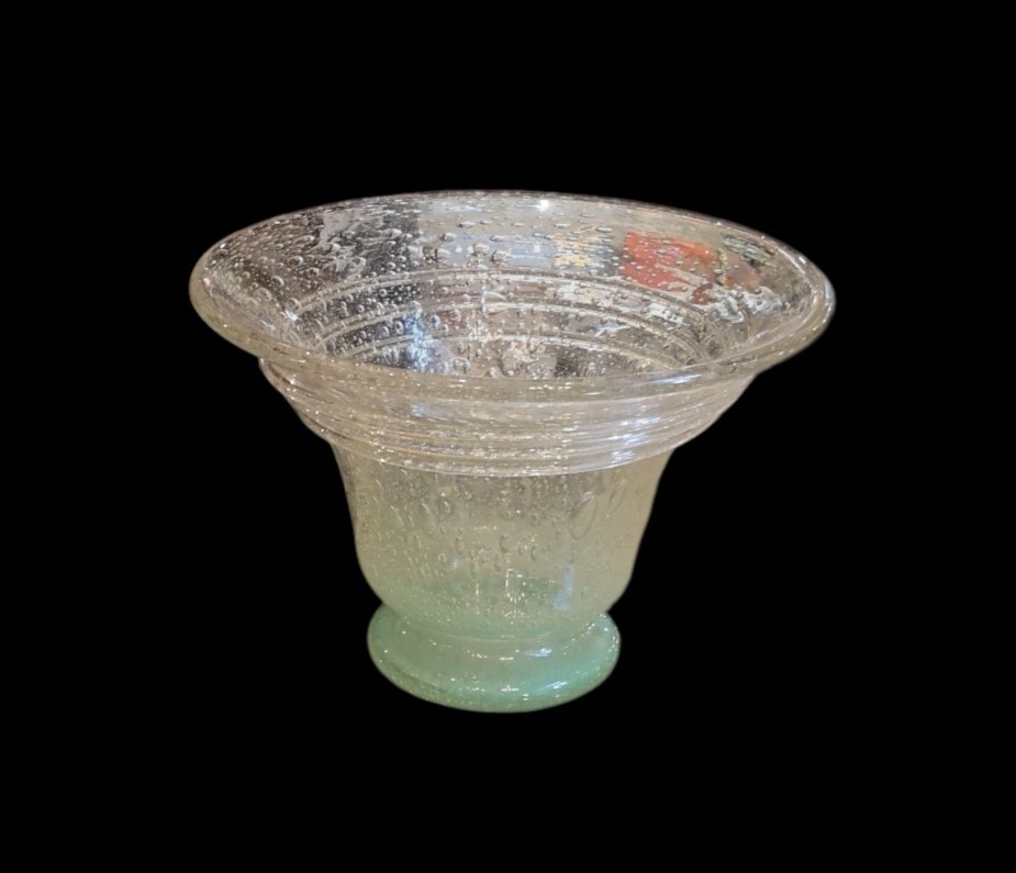 Schneider, Le Verre Français, Large Bubble-patterned Vase With A Spiral-photo-6