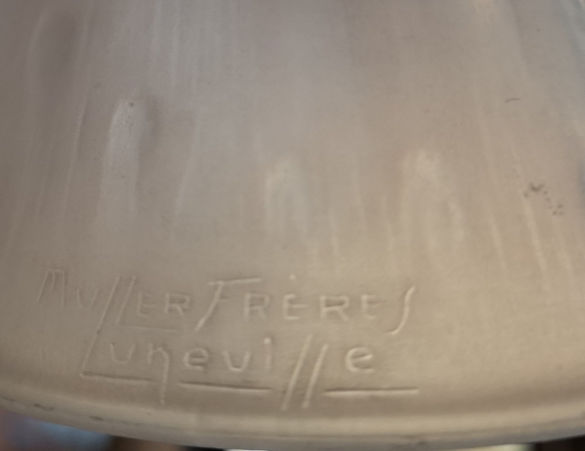 Lustre Art Déco Marcel Vasseur Et Muller-photo-7