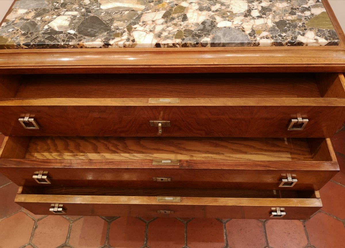Art Déco Period Chest Of Drawers-photo-4