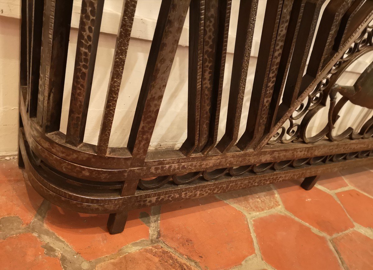 Artdéco Wrought Iron Console / Radiator Cover-photo-1