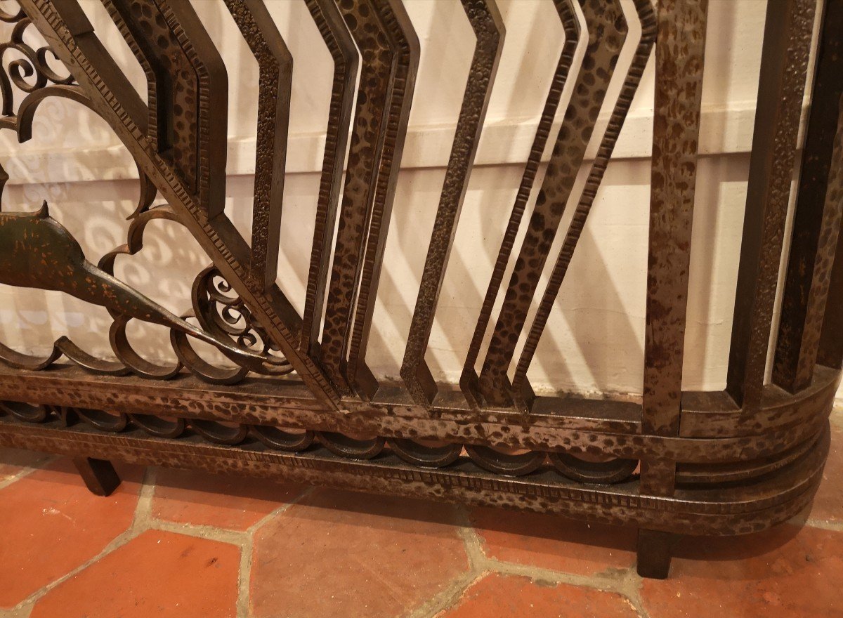 Artdéco Wrought Iron Console / Radiator Cover-photo-2