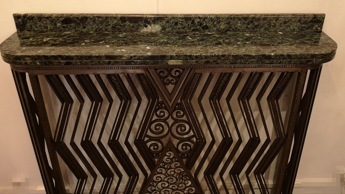 Artdéco Wrought Iron Console / Radiator Cover-photo-7