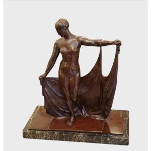 Raymond Léon Rivoire, sculpture en bronze, Art déco 1925