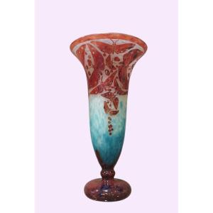 Schneider, Le Verre Français, vase "Papillons", 1923/26 