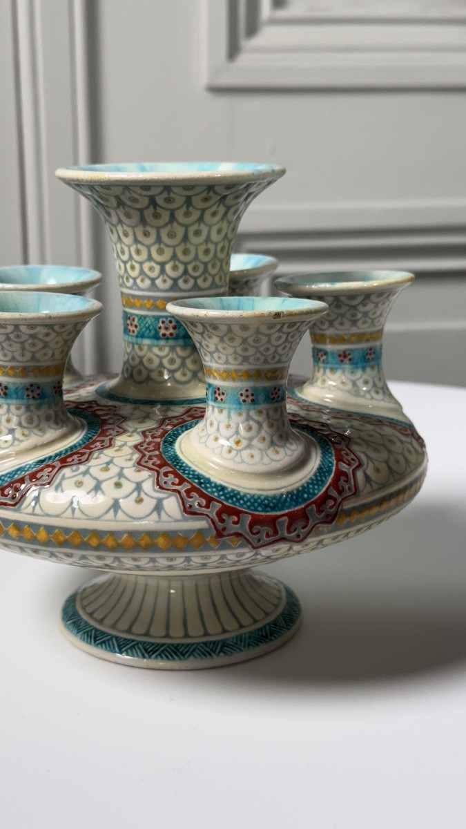 Theodore Deck - Iznik-decorated Tulip Vase-photo-4