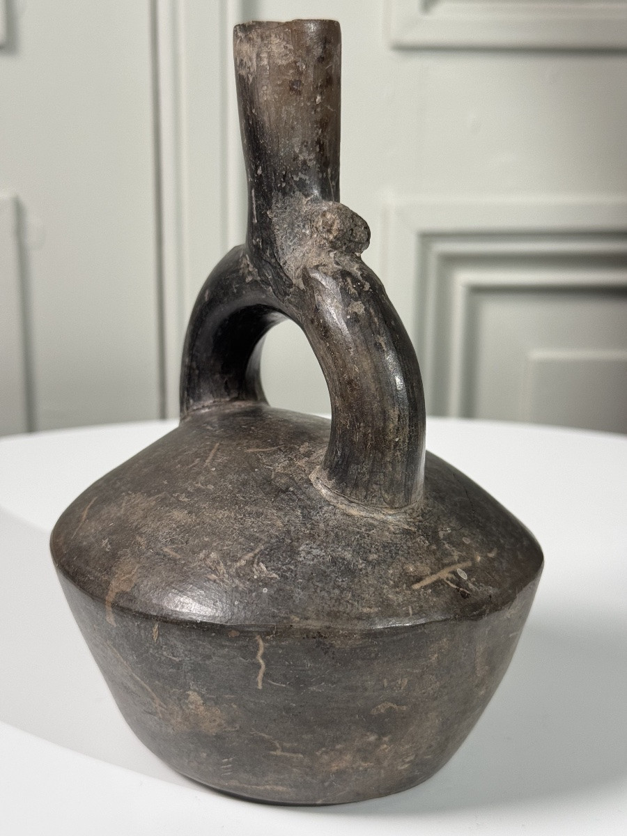 Stirrup Vase – Chimu Culture – Peru – 1100-1470 Ad.-photo-1