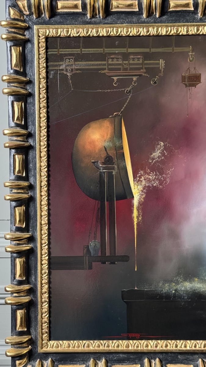 Dominique Savignard - Le corps alchimique - acrylique sur toile-photo-4