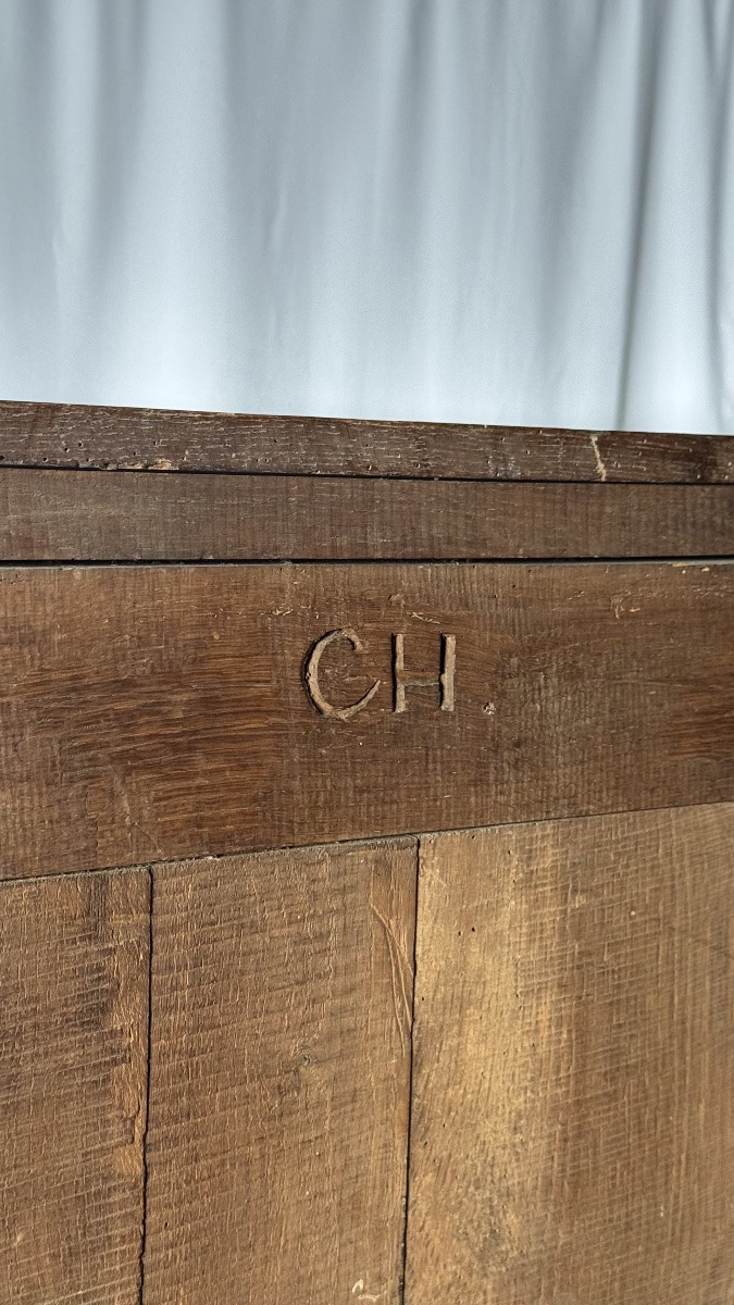 Renaissance Carved Wood Credenza – 17th Century Elements, 19th Century Assembly-photo-3