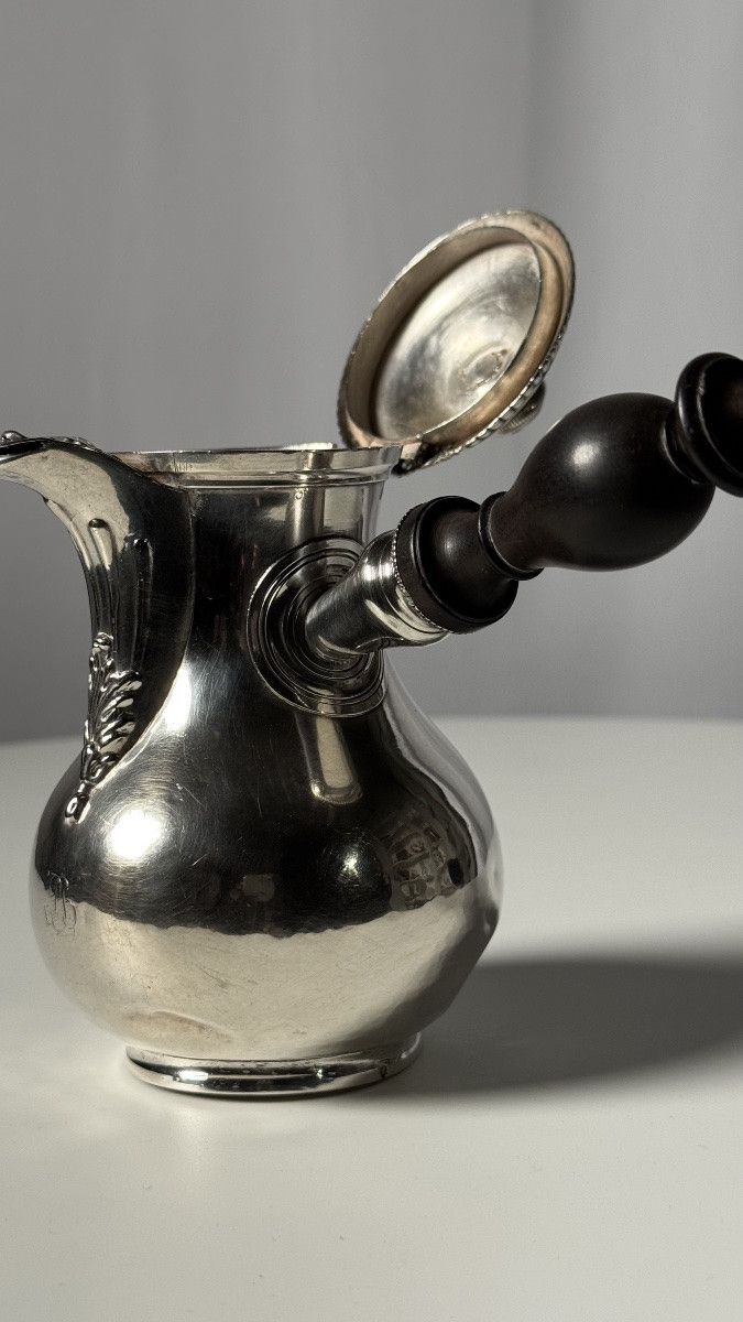 Solid Silver Bachelor Teapot – France, 1819–1838-photo-1