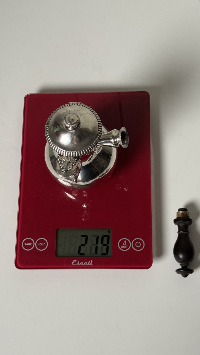 Solid Silver Bachelor Teapot – France, 1819–1838-photo-5