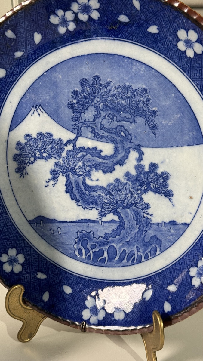 Pair Of Large Japanese Porcelain Plates – Arita (imari), Meiji Period (late 19th Century)-photo-2