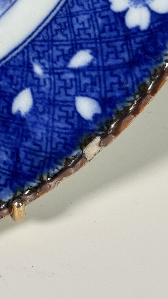 Pair Of Large Japanese Porcelain Plates – Arita (imari), Meiji Period (late 19th Century)-photo-4