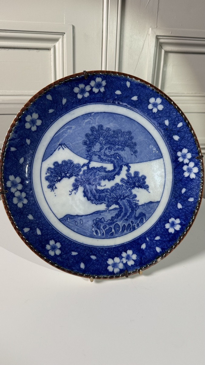 Pair Of Large Japanese Porcelain Plates – Arita (imari), Meiji Period (late 19th Century)-photo-3