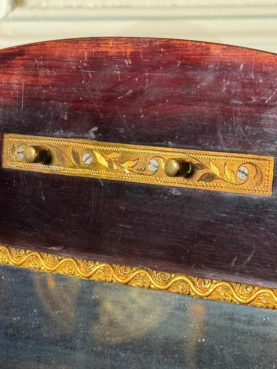 Coiffeuse en marqueterie – Époque Napoléon III, XIXe siècle-photo-4