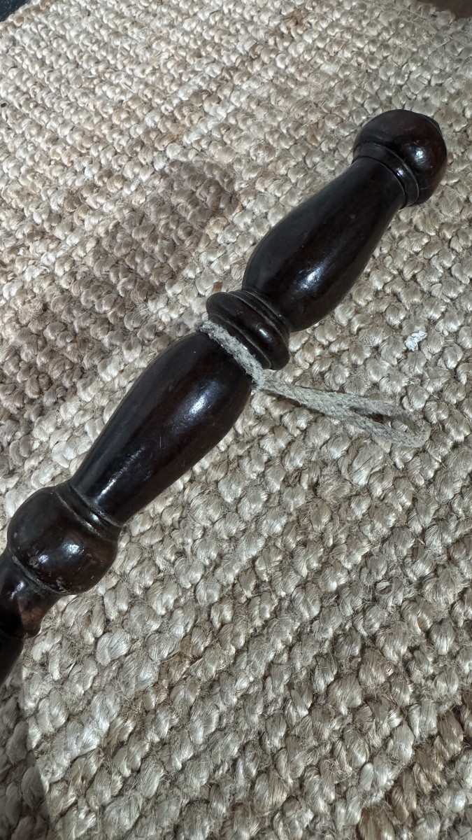 18th Century Repoussé Brass Bed Warmer With Heart Motifs, France-photo-8