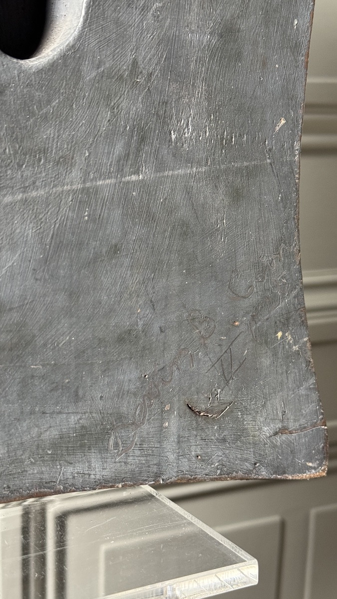 Matrice d’impression en bois et métal – France, vers 1900-photo-3