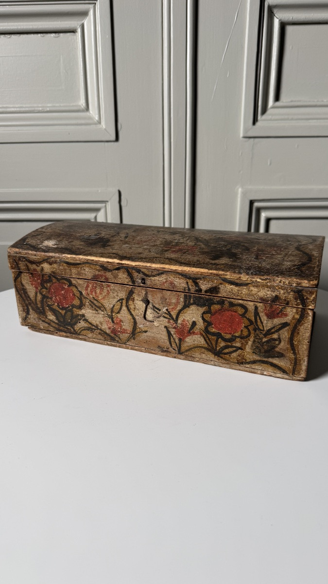 Breton Or Norman Wedding Chest, 18th Century-photo-2