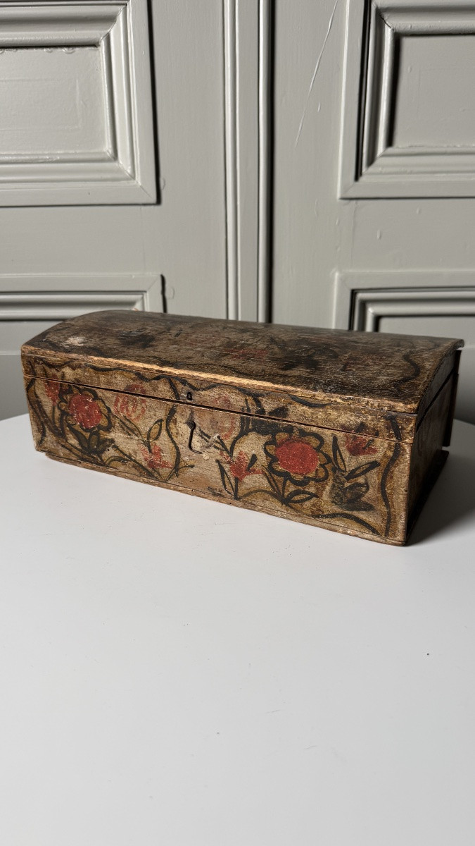 Breton Or Norman Wedding Chest, 18th Century-photo-3