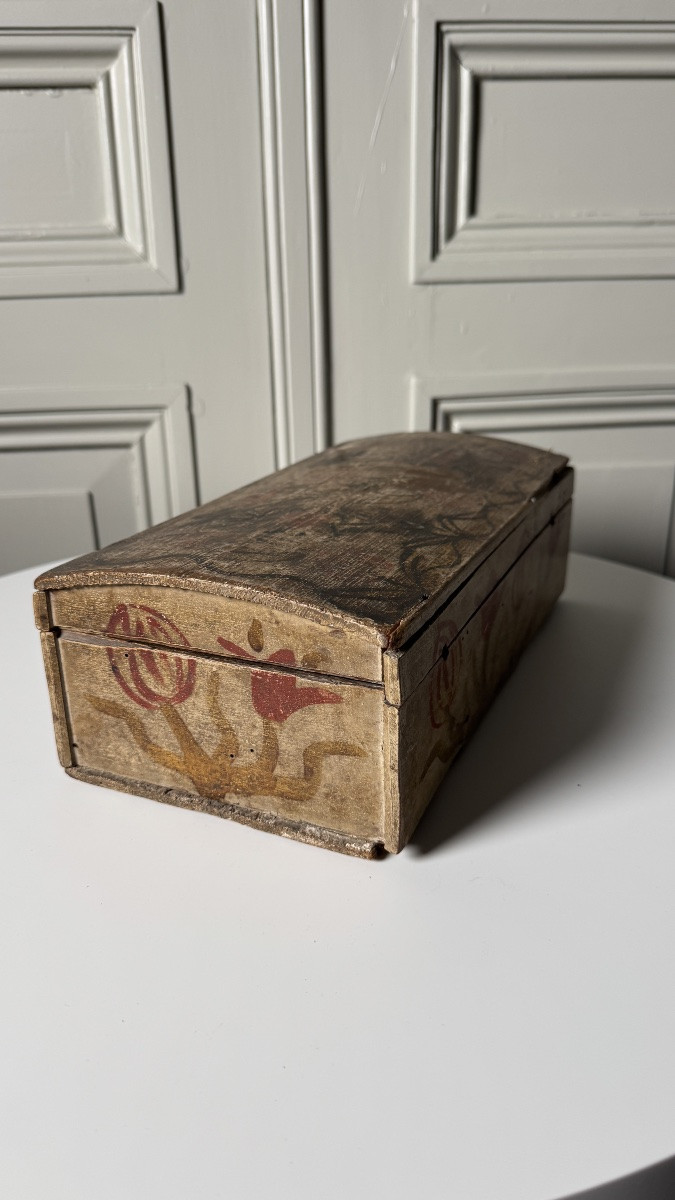 Breton Or Norman Wedding Chest, 18th Century-photo-4