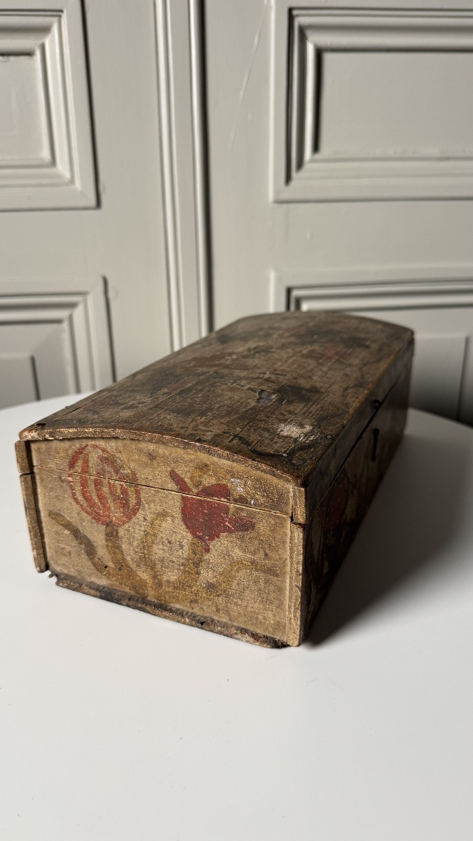Breton Or Norman Wedding Chest, 18th Century-photo-1