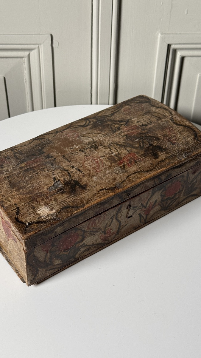 Breton Or Norman Wedding Chest, 18th Century-photo-2