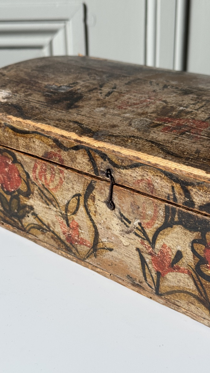 Breton Or Norman Wedding Chest, 18th Century-photo-5