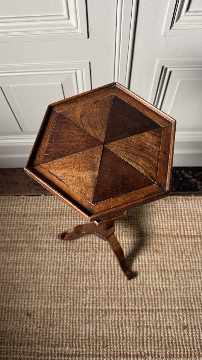 Louis XVI Period Gueridon / Pedestal Table – Late 18th Century-photo-3