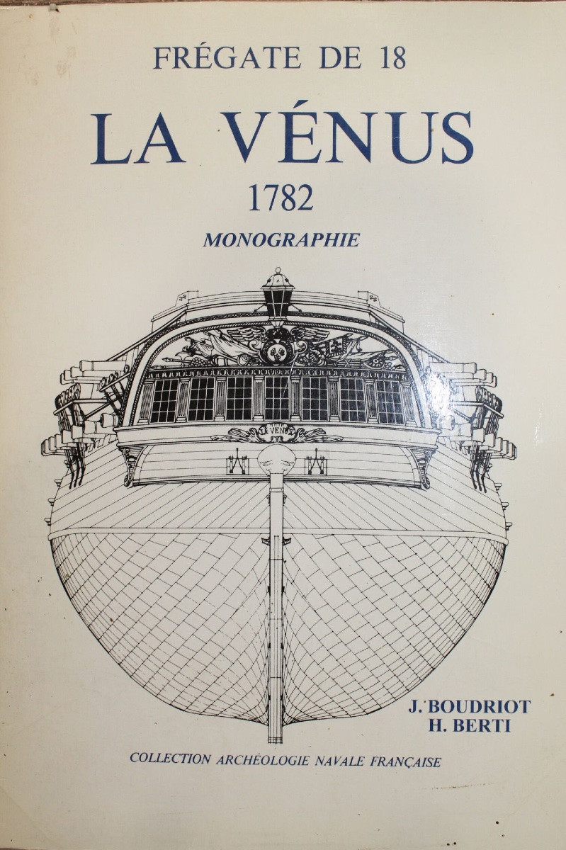 Maquette de la frégate La Vénus (1782), travail du XXe siècle-photo-3