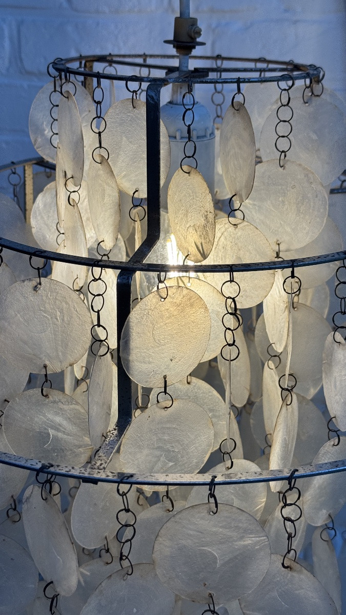 Verner Panton, Fun 1dm Chandelier, Circa 1970-photo-3