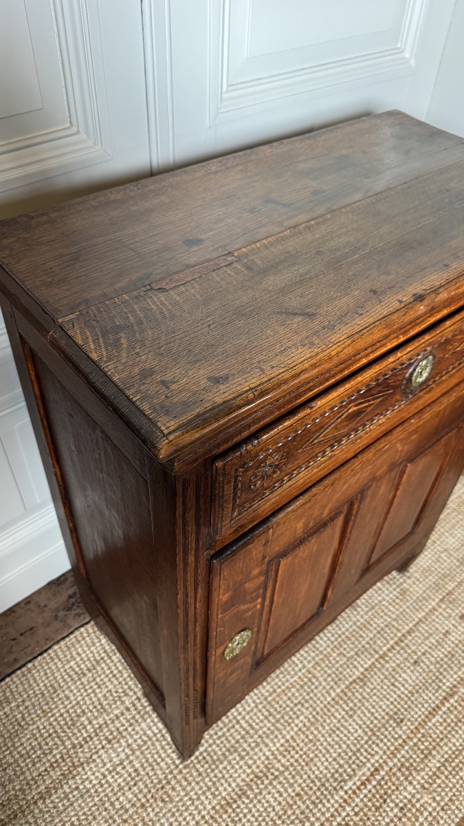 Louis XVI Period Oak Confiturier-photo-5