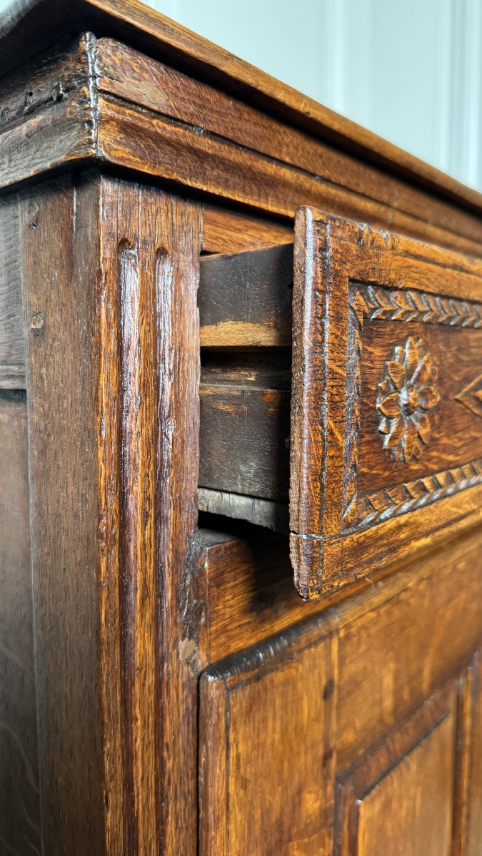 Louis XVI Period Oak Confiturier-photo-6