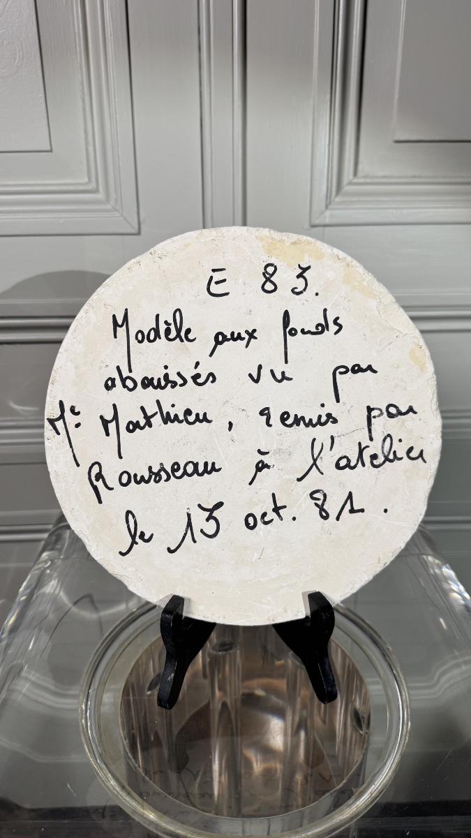 Georges Mathieu (1921–2012) Original Plaster Model—monnaie De Paris, 1981-photo-2