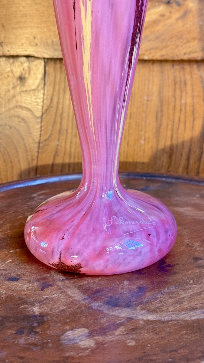 Charles Schneider, vase Marbrines, vers 1920-photo-3