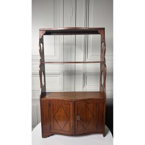 Étagère murale ou à poser en bois fruitier, XVIIIe siècle