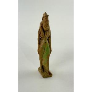 Amulette En Stéatite à Glaçure Turquoise, Une Divinité Féminine, Égypte, Basse Époque