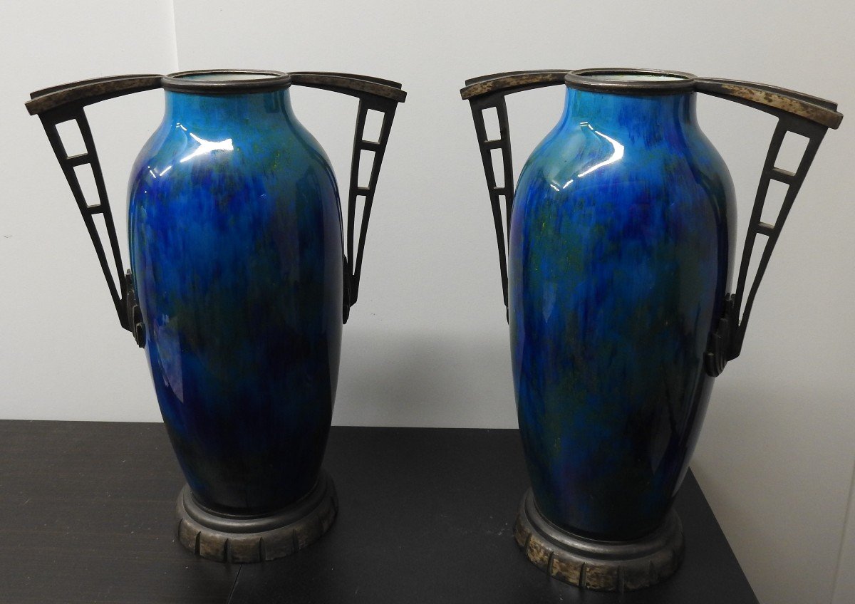 Sèvres - Pair Of Art Deco Vases