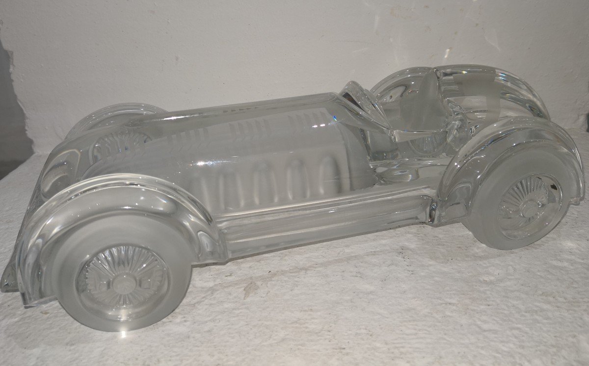 Daum France - Voiture en Cristal Moulé de Xavier Froissard (1951)