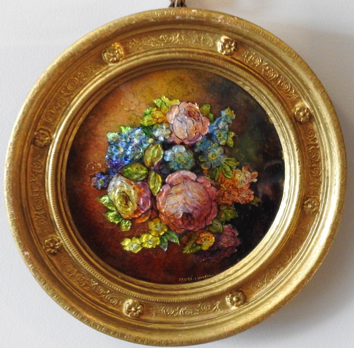Camille Fauré (1874-1956) Limoges - France. Enamel