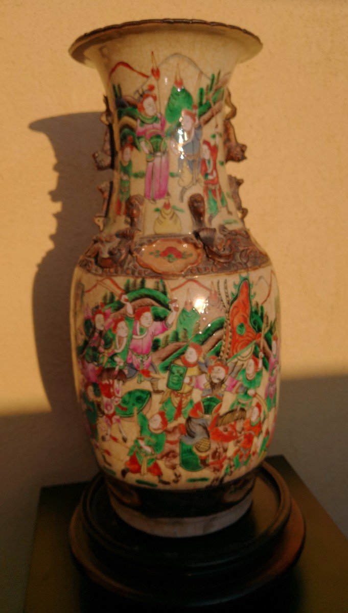 Nanking - China - Large Porcelain Vase - Late 19th Century