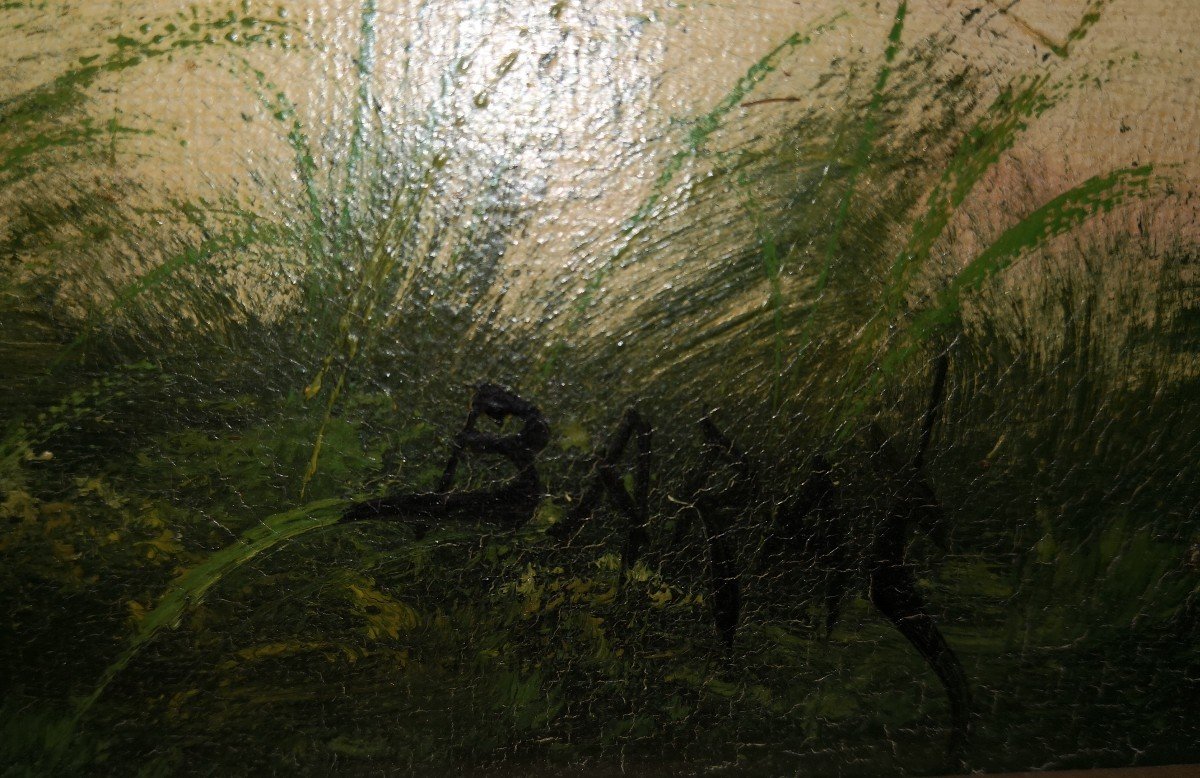 Barat - Barbizon School - Oil On Canvas - XIX-photo-2
