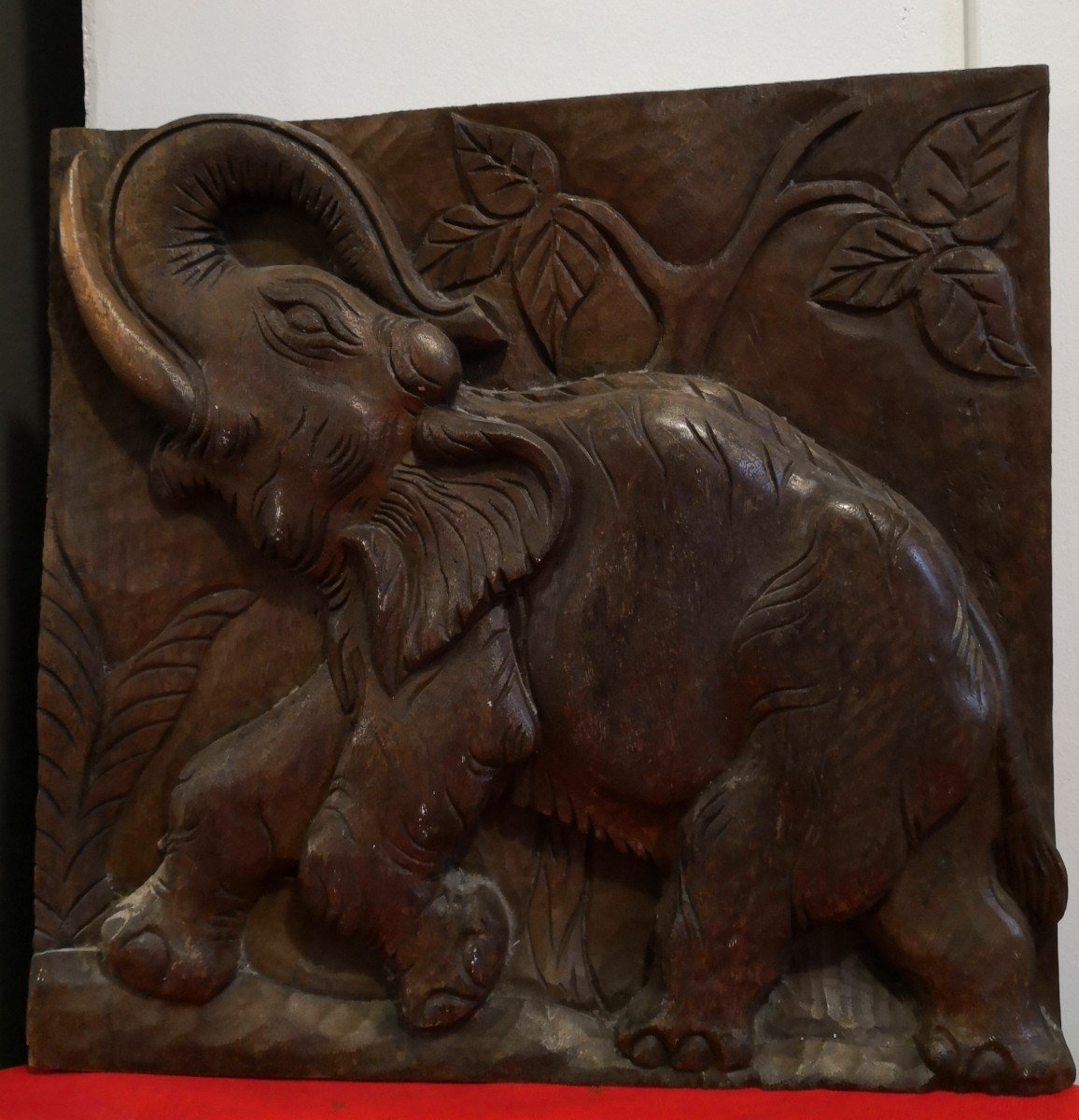 Afrique - Atelier Bingerville - Côte d'Ivoire - Panneau Mural En Bois Sculpté -