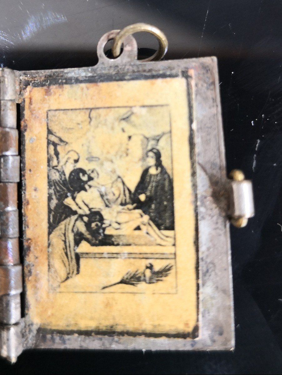 Silver Pendant On The Passion Of Christ-photo-2